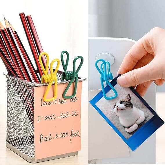 Laminated Steel 6pcs Bag Clips