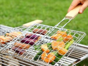 Large Stainless Steel Barbecue Grilling Basket
