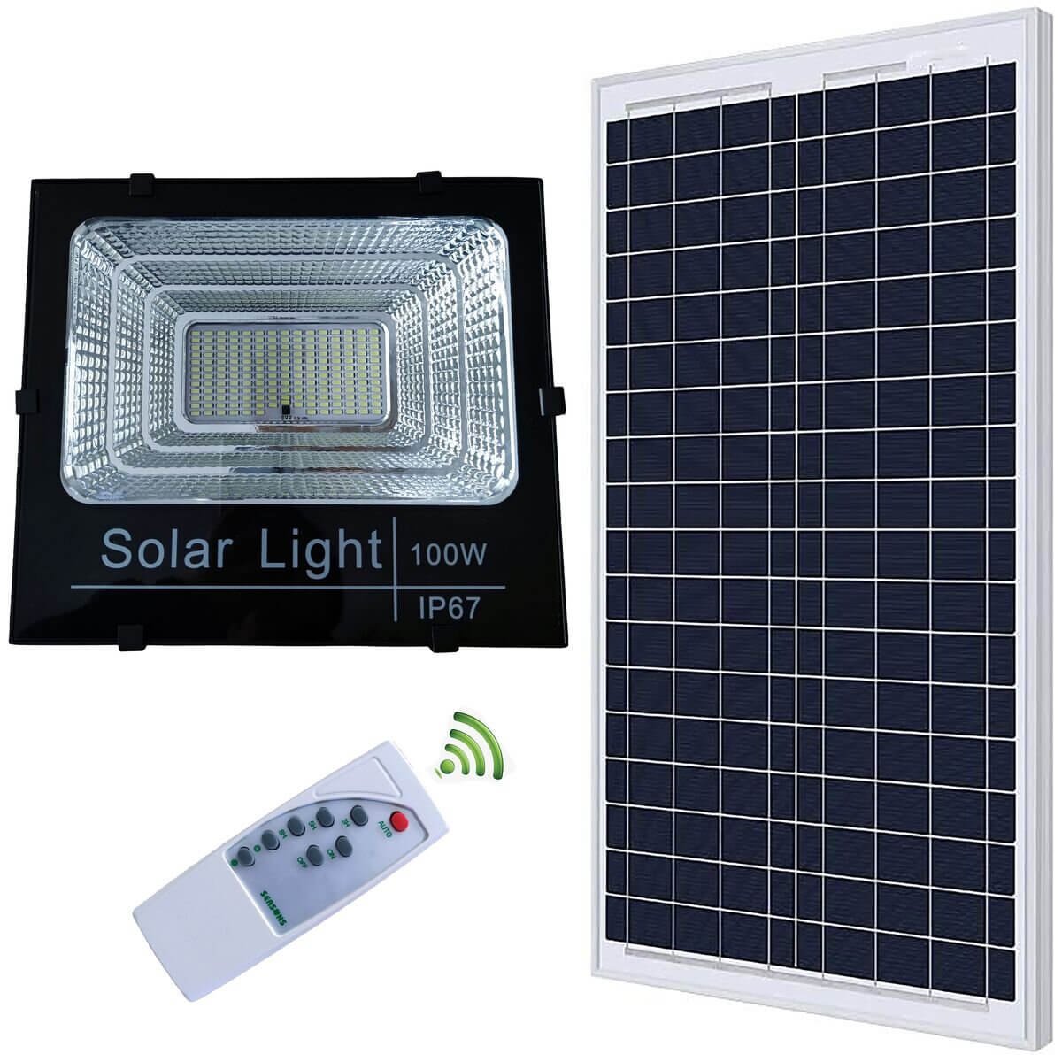 LED Flood Light Solar System 100W