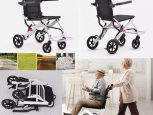 Lightweight Stylish Padded Folding Wheelchair