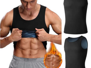Men Neoprene Waist Trainer Sauna Sweat Suit
