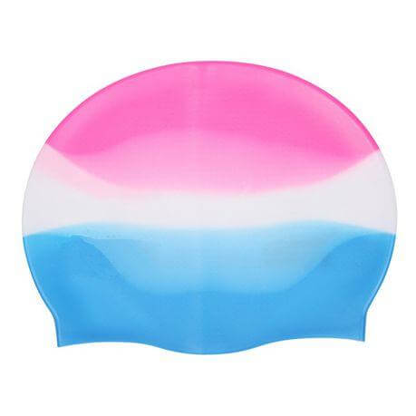 Multi-Coloured Silicone Swim Cap
