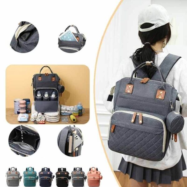 Multi-Functional Baby Diaper Bag & Bed