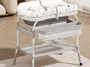 Multifunction Baby Nursing Changing Table With Fold Bathtub