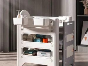 Multifunctional Bathroom Baby Pull-out Diaper-Changing Table