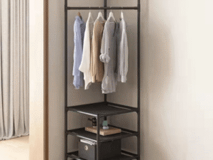Multifunctional Floor Standing Corner Coat Rack