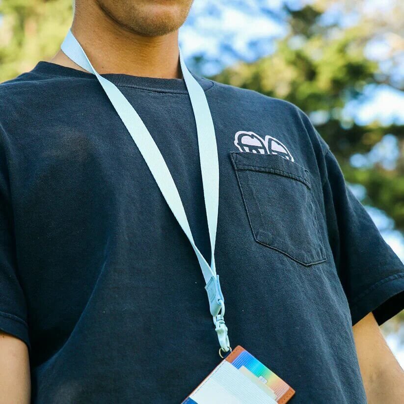 Neck Lanyard with Metal Clip