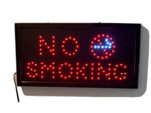No Smoking LED Sign