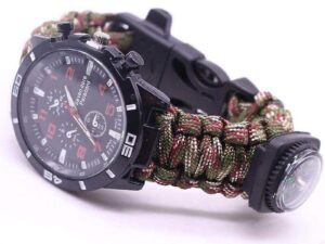Outdoor Camping Paracord Survival Watch