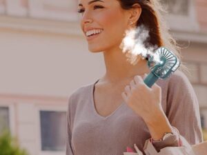 Portable Handheld Rechargeable Mist Fan