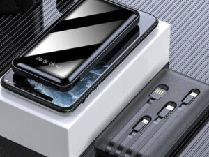 Portable Wired Power Bank Battery