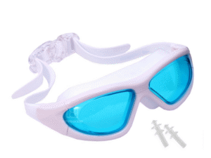 Protective Film Swimming Goggles With Ear Plugs