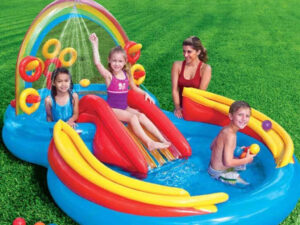 Rainbow Summer Inflatables Kids Pool