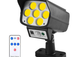 Realistic Camera Looking Solar Monitoring Lamp