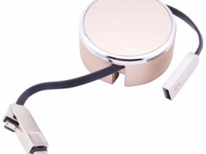 Retractable 2 In 1 Cable