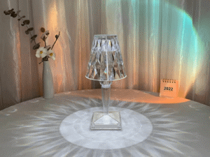 RGB Colour Changing Crystal Table Lamp Touch USB Charging LED Night Light