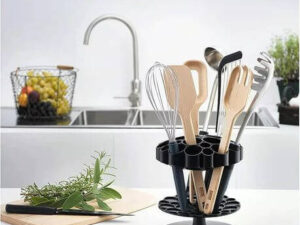 Rotating Utensil Holder Kitchen Organizer