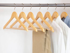 Set of 10 Wooden Hangers