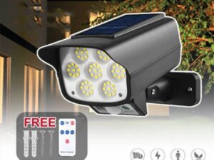 Solar Security Dummy Camera Light With Remote