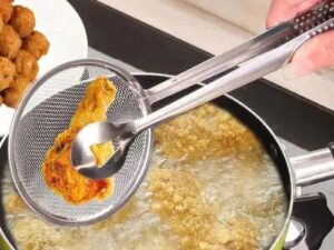 Stainless Steel 2 in 1 Food Spoon Strainer