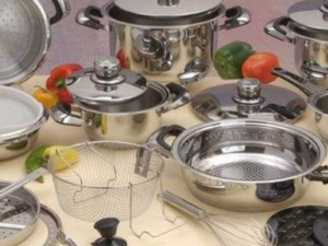 Stainless Steel Cookware Heavy Bottom Pots 27 Pieces Set