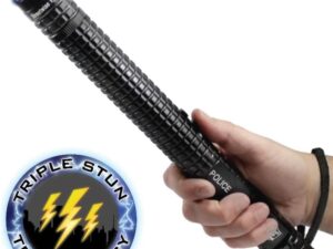 Super Stun Baton with Led Flashlight