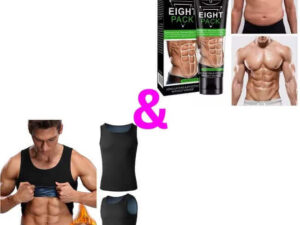 Sweat Slimming Vest for Men Plus Eight Pack Fat Burning Cream