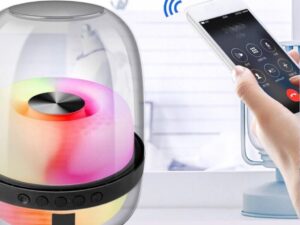 Transparent Design Crystal RGB Colorful Luminous BT 5.1 Speaker
