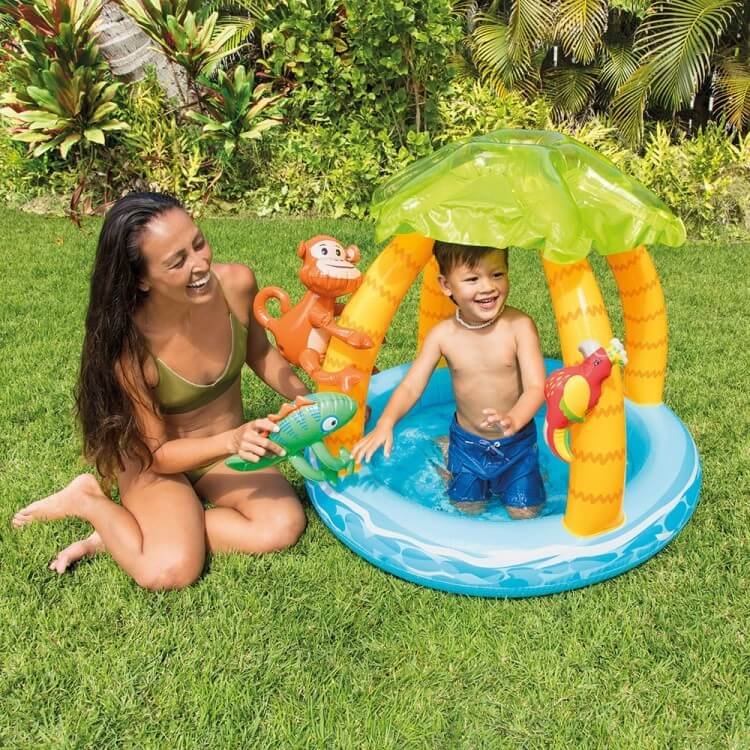 Tropical Island Baby Pool