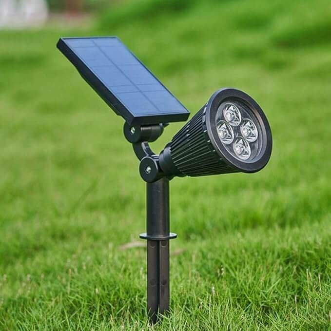Waterproof Solar Powered Outdoor Spotlight