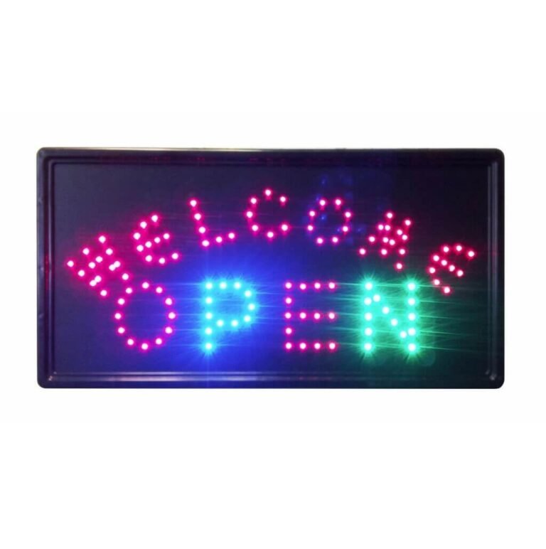 Welcome Open LED Sign Board – supa-ecart