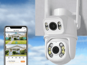 WiFi Dual Lens 6MP Camera Motion Detection