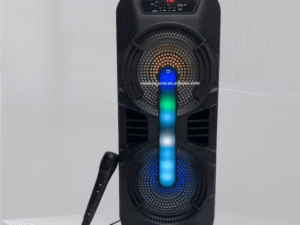 Wireless Portable Outdoor Speaker 8 Inch with Wired Microphone
