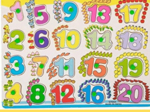 Wooden Number Puzzle