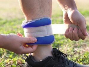 2Kg Compact Ankle and Wrist Weight Cuff