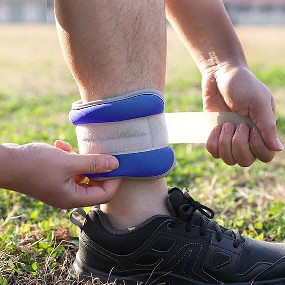 2Kg Compact Ankle and Wrist Weight Cuff