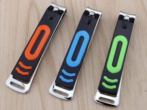 Black Rubber Surface Anti-Slip Nail Clipper