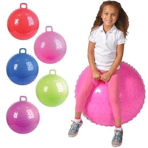 Inflatable Sit and Bounce Hop Ball for Kids