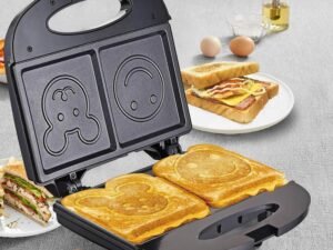 Nonstick Cartoon Pattern Sandwich Toaster