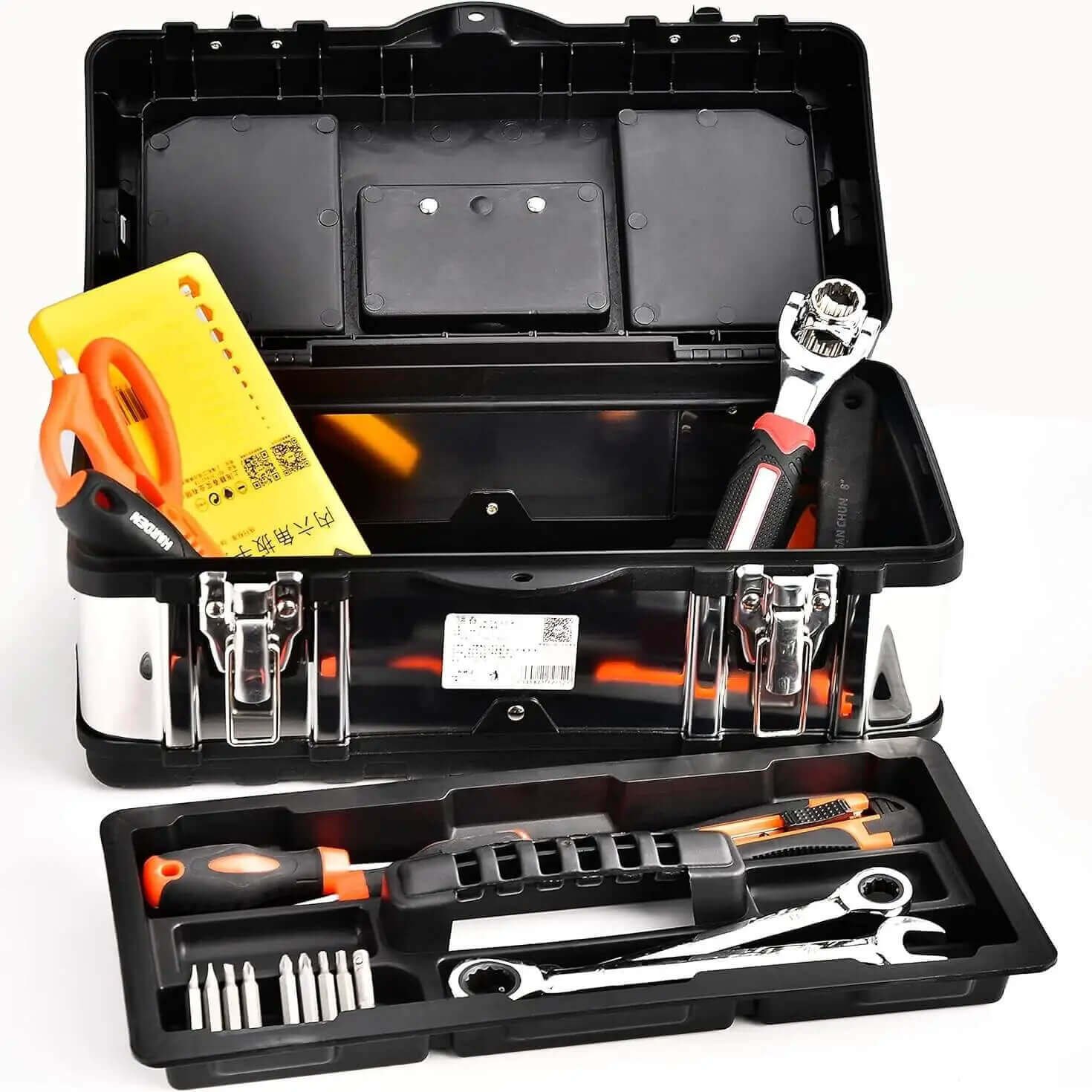 Stainless Steel Tool Box Storage Organiser 19 Inch Stainless Steel Tool Box Storage Organiser 19 Inch