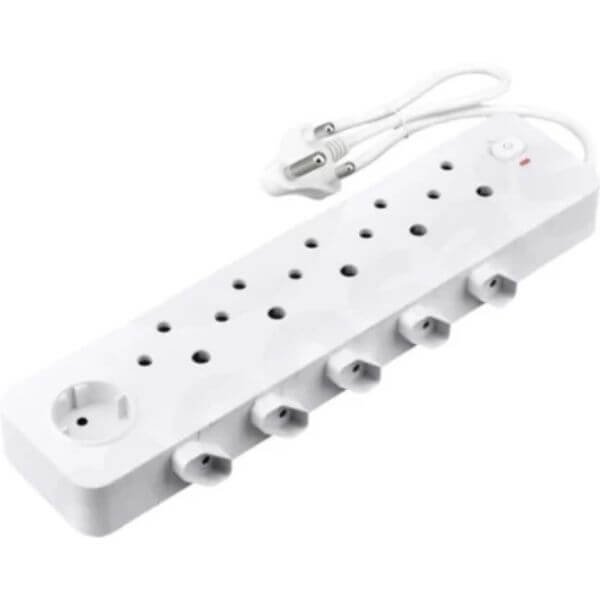 11 Way Multi Plug Adapter with Switches