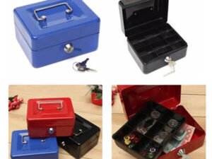 Lockable Metal Cash Box