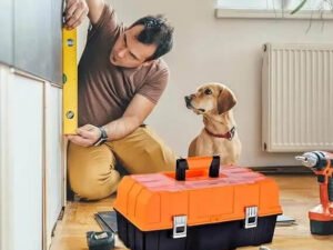 Three Layer Folding Hardware Tool Box 22CM