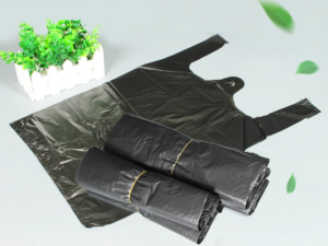 10*100pcs Mini Black Plastic Bags