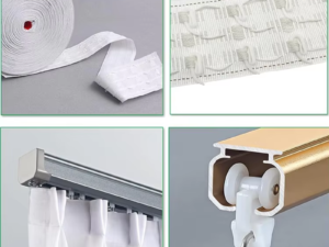 100 Piece R6 Curtain Plastic Hooks