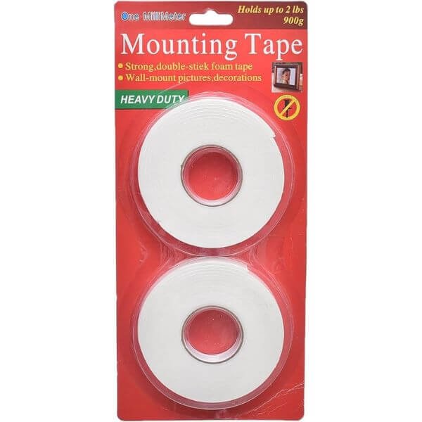 2 Piece Double Sided Mounting Tape