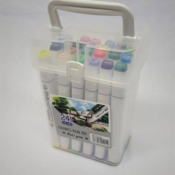 24PCS Waterproof Sketch Marker for Kids