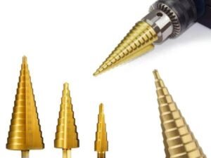 3 Piece High Speed Steel Step Drill Set