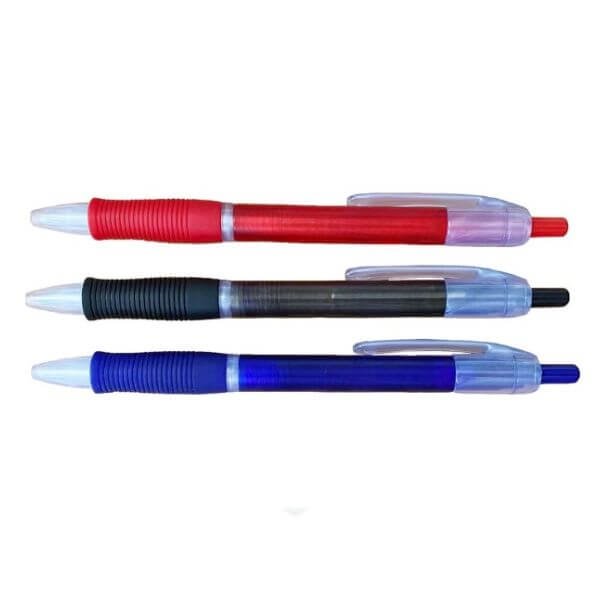 6 Piece Grippy Ballpoint Pens