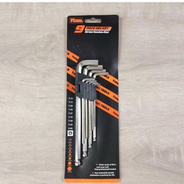 9 Piece Ball Point Hex Key Set
